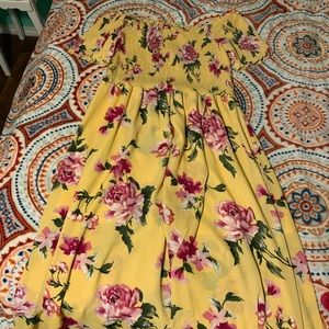 Long off the shoulder dress